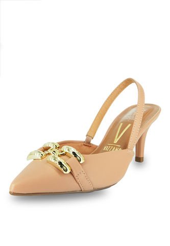 Tacón Medio Nude - Dorado Vizzano Vizzano