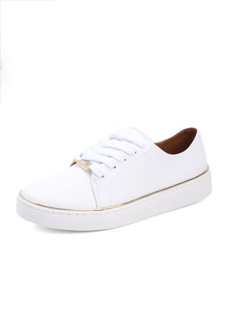 Tenis Lifestyle Blanco-Dorado Vizzano Vizzano