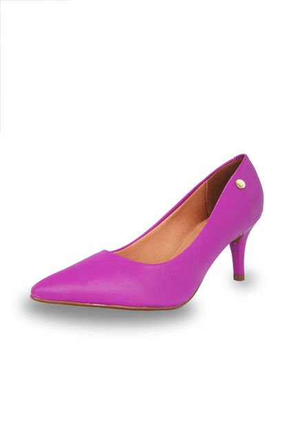 Tacón Medio Fucsia Vizzano