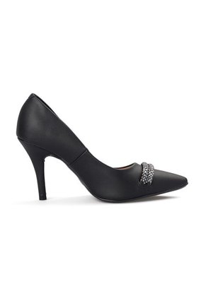 Stiletto Alto Negro- Ap Diamante Vizzano