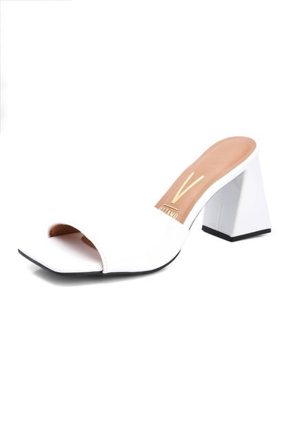 Sandalia Tacón Blanco Vizzano