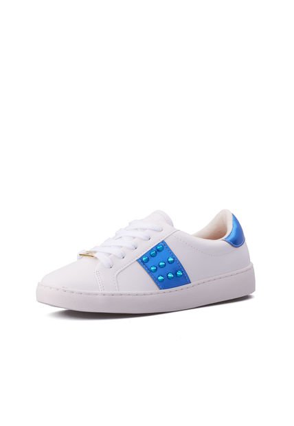Tenis Lifestyle Blanco Azul Vizzano