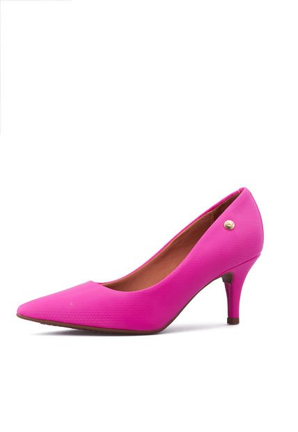 Tacón Medio Fucsia Holográfico Vizzano