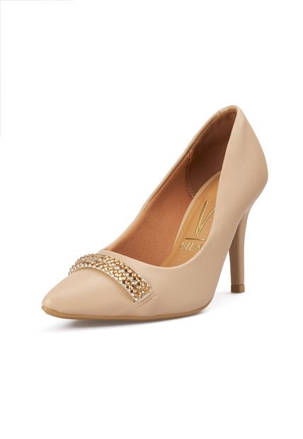 Stiletto Alto Beige - Ap Diamante Vizzano
