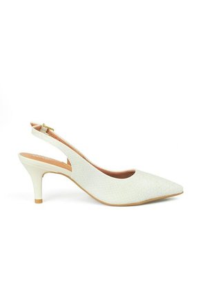 TACON MEDIO SNAKE MARFIL VIZZANO