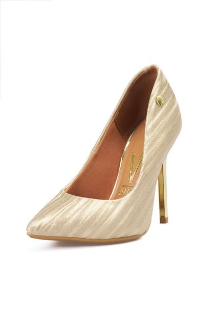 Stiletto Alto Metalizado Dorado Boreal -Dorado Vizzano