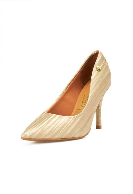 Stiletto Alto Metalizado Dorado Boreal Vizzano