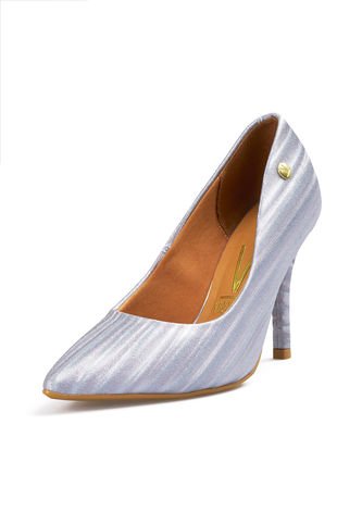 Stiletto Alto Metalizado Plata Boreal Vizzano Vizzano