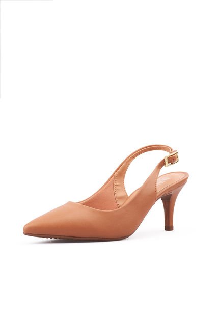 Tacón Medio Camel Vizzano