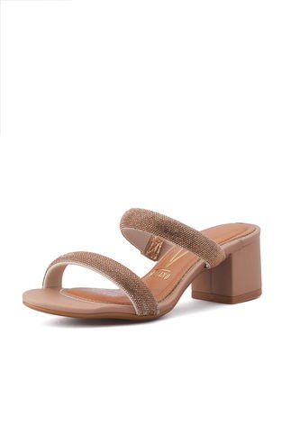 Sandalia Tacon Medio Oro Rosa Dorado Vizzano Vizzano