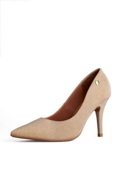 Tacón Stiletto  Glitter Dorado Vizzano