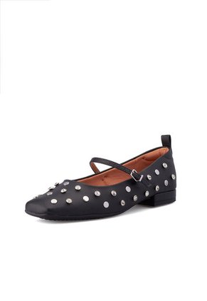 Baleta Negro Plata Vizzano