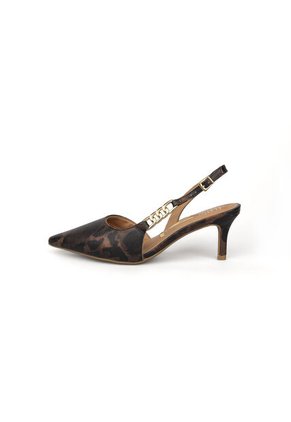 Tacon Stiletto Bajo Multi Café Vizzano