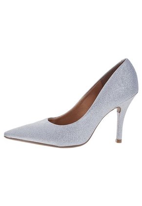 Tacón Alto Plateado Vizzano
