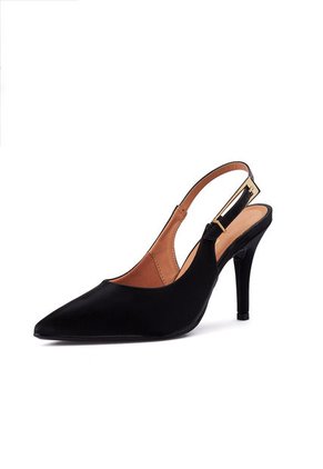 Tacón Alto Glossy Negro Vizzano