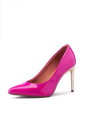 Tacón Alto Fucsia-Dorado Vizzano