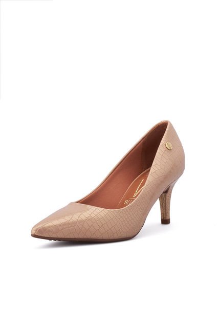 Tacón Medio Beige Vizzano
