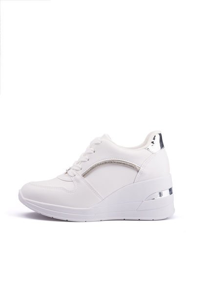 Tenis Lifestyle Alto Blanco Vizzano