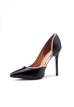 Stiletto Alto Negro Plata Vizzano