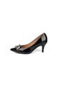 Tacon Stiletto Medio Verniz Negro Vizzano de Vizzano