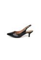 Tacon Bajo Slingback Croco Negro Vizzano de Vizzano