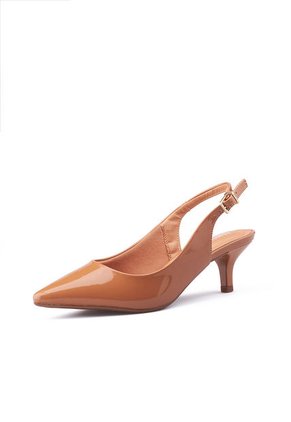 Tacón Medio Camel Vizzano