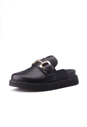 Clog Negro Dorado Vizzano