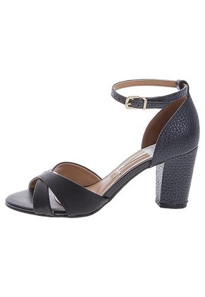 Sandalia Tacón Negra Vizzano