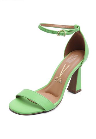 Sandalia Tacón Verde Neón Vizzano Vizzano