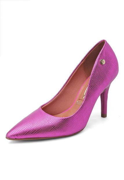 Tacón Alto Rosa Metalizado VIZZANO