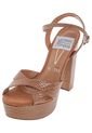 Sandalia Tacón Camel Vizzano de Vizzano