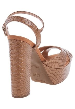 Sandalia Tacón Camel Vizzano