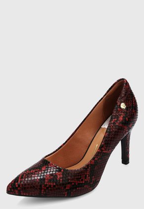 Tacón Alto Rojo-Negro Vizzano