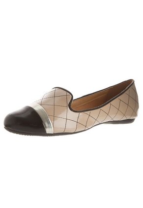 Baletas Slippers Vizzano Verniz Beige-Negro-Oro