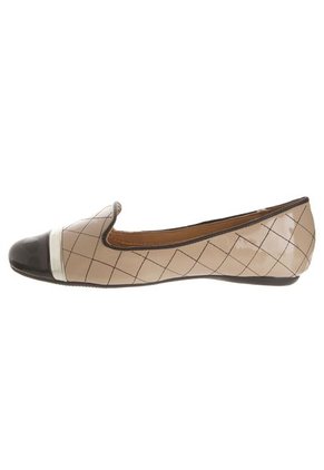 Baletas Slippers Vizzano Verniz Beige-Negro-Oro