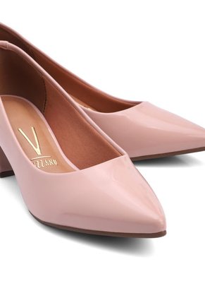 Tacón Medio Rosa Vizzano