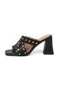 Sandalia Tacon Medio Negro Napa Vizzano de Vizzano
