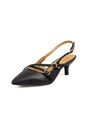 Priceshoes Zapatos Ejecutivo Puntudo Para Mujer 0221122-885NEGRO de Vizzano