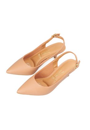 Tacón Medio Nude Vizzano