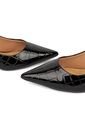 Tacon Stiletto Bajo Negro Croco Vizzano de Vizzano