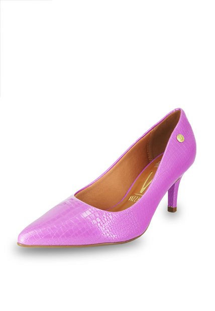 Tacón Medio Morado Vizzano