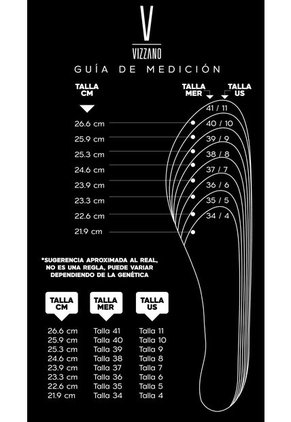 Sandalia Tacon Bajo Negro Metalizado Vizzano