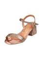 Sandalia Tacon Bajo Oro Rosa Metalizado Vizzano de Vizzano
