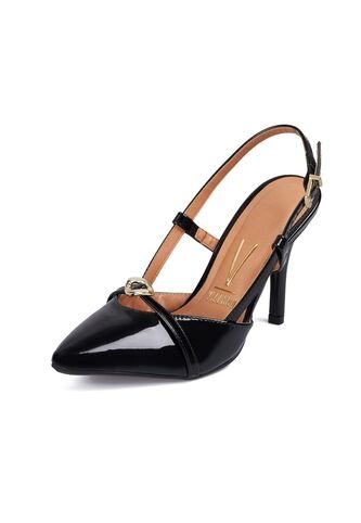 Tacon Alto Negro Slingback Vizzano Vizzano