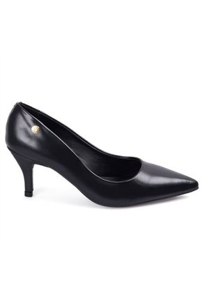 Tacon Medio Negro-Negro Stiletto Vizzano