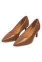 Tacon Bajo Café-Moca Stiletto Kitten Vizzano de Vizzano