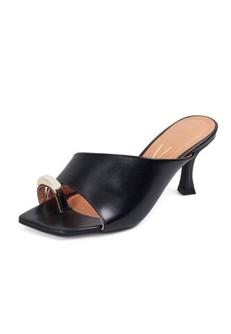 Sandalia Tacon Medio Negro Vizzano Vizzano