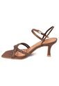 Sandalia Tacon Medio Café-Capuccino Cristal Vizzano de Vizzano