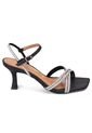 Sandalia Tacon Medio Negro-Cristal Vizzano de Vizzano