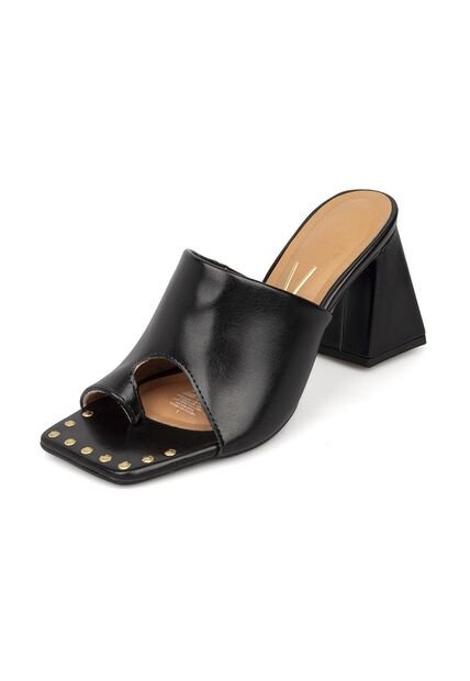 Sandalia Tacon Medio Negro Vizzano